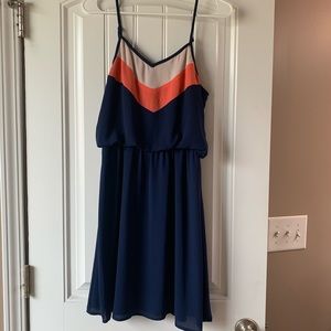 Navy blue dress
